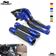 For YAMAHA WR155 WR155R Motorcycle Accessories CNC Aluminum Telescopic Brake Lever Clutch Lever 6 Le