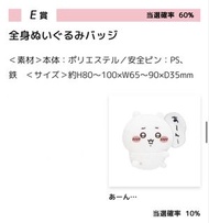 【現貨】Chiikawa 一番賞 E賞 吉伊卡哇