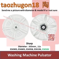 Sharp Washing Machine Pulsator Mesin Basuh Kipas ESX905 ESX805 ESX958 ES919X ES858X