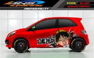 VARIASI STIKER MOBIL HONDA JAZZ / STIKER MOBIL BRIO AVANZA YARIS XENIA / DECAL MOBIL / DECAL STICKER