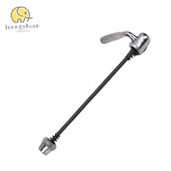 LONNGUVO 2PCS Quick Release Rear Wheel Skewer, Steel Rear Wheel Bike Trainer Quick Release Skewer, E