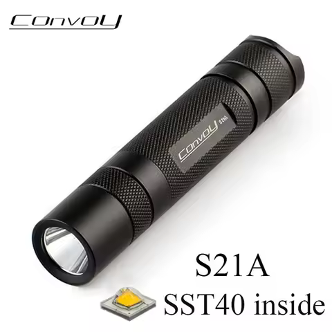 Convoy S21A SST40 Led High Powerful Flashlight 21700 Flash Light Tactical Torch 2300lm Lanterna Camp
