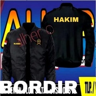 Hakim embroidered jacket Hakim bomber jacket Hakim work jacket Hakim uniform jacket Cakra Hakim bomb