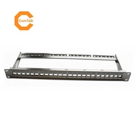 Dintek 19" 1U 24 Port Cat.6A FTP Snap-in Type Blank Panel