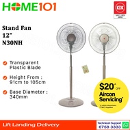 KDK Living Fan 30cm Plastic Blade w/Remote Control N30NH