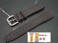 貨版特價品一條  20mm 牛皮錶帶 棕色 IWC 型 適用 :  IWC Tudor OMEGA SEIKO錶帶 使用