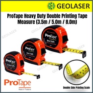 PROTAPE 3.5m / 5m / 8m Double-Sided Printing Measuring Tape