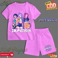Cool HUNTRIX Kids Suit - Huntrix Kpop Demon Hunters Kids T-Shirt Suit