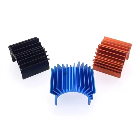 AU05 -For 540/550 Motor Radiator 3Pcs Color Random R/C Car Parts Motor Radiator Replacement Parts