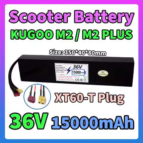 36V Electric Scooter Battery 10.5Ah 15000mAh Replacement Li-Ion 10S4P Rechargeable Battery Pack Suit