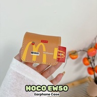 【Stock Ready】For HOCO EW50 Case Cute Cartoon Textile Crafts Earphone Case Casing Cover