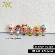 MP L64 - Hiasan Kue Ulang Tahun Cake Topper Mainan Plastik Figurin Lol