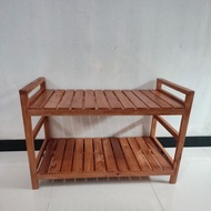 Aquarium Table Rack (L.80cm X W.50cm X. T. 65cm.) Grade A Solid Mahogany Wood