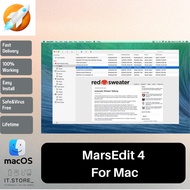 MarsEdit 4 Lifetime for Intel and M1 Chip Apple Silicone MacOs/Macbook/Mac Software Full Version