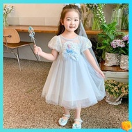 summer dress for kids girl dress for kids girl 7 years old Princess Aisha Dress Girls Girls Disney Princess Elsa Dress 2024 New Summer Summer Dress Frozen