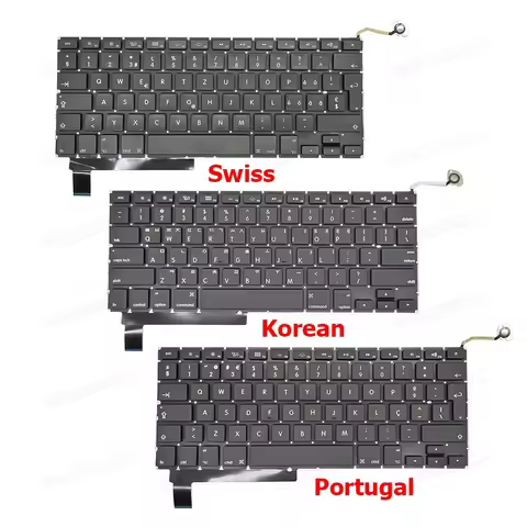 New Replacement Keyboard For Macbook Pro 15" A1286 Keyboard US UK EU 2012 2011 2009 2010 Years