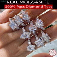 3 CT Real Moissanite Ring Luxury Diamond Engagement Ring In S925 Sterling Silver With GRA certificat