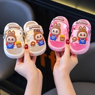 selipar wanita selipar pantai selipar getah wanita Cartoon Kids' Soft Sole Anti-Slip Sandals