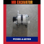 Komatsu PC300 PC300-6 6D108 Engine Excavator Alternator Dynamo