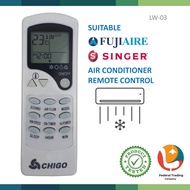Fujiaire / Singer Replacement For Fujiaire Singer Air Cond Aircond Air Conditioner Remote Control LW