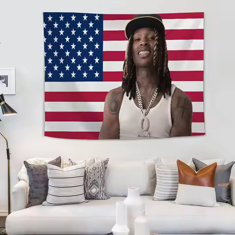 Singer K-King V-Von flag Custom Camping Garden Decor Party Backdrops Wall Art Family Gifts