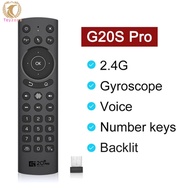 G20S PRO Voice Air Remote USB Wireless Replacement Remote Keyboard 2.4G Fly Mouse Compatible For Android H96 MAX TV Box