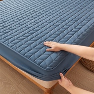 Home Preferred Luxury Quilted Waterproof Mattress Cover Cotton Fitted Sheet Mattress Protector