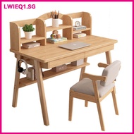Study Table New Oak 100cm With Drawer Office Chair Home Bedroom Children's Table And Chair Set With 