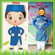 Vietnam Boy Country Costume/parade costume.karnaval