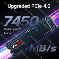 Original SSD NVME M2 4TB Pcie Gen 4 7400 Mb/s 2280 1tb 2tb 8tb Heatsink SSD Nmve Disk Drives Internal For PS5 DIY Games Computer