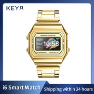 KEYA i6 Smart Watch Men Always-on Display Message Notification Fitness Tracker Sleep Monitor Smart Watch for Android IOS Phone