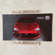 Poster brochure catalog booklet TOYOTA 86 Toyota86 2018