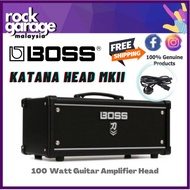 BOSS KATANA HEAD MKII - 100/50/0.5 Watt Guitar Amplifier Head, Power Cord Included (Katana-Head/KTN-Head)