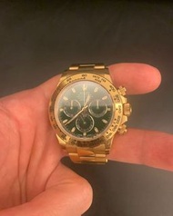 Rolex 116508 green 黃金綠面