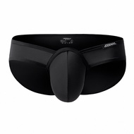 JOCKMAIL Men's Bulge Enhancing Jockstrap Briefs - Ultra Thin Ice Silk Low Rise Sexy Underwear