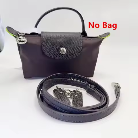 For Longchamp Mocha Mini Bag Strap Bag Transformation Accessories Synthetic Leather Shoulder Strap C