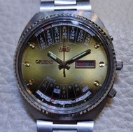 古董自動 ORIENT 萬年曆手錶