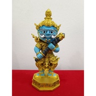 第一期护法鬼王供奉型金身 底部有师傅收集许久的圣料 14x5cm Thaoweesuwan Bucha Resin Roon Reak Lp Phat Wat Huay Duan 2565