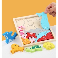3d ANIMAL PUZZLE/ 3D EDUCATIONAL PUZZLE MONTESORI TOY / 3D NUMBER LEARNING PUZZLE