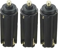 Cafurty Plastic 3xAAA Battery Adapter Tube 3pcs for Handheld Flashlight Torch - Set of 3