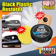 Shark Wax Magic Pro DIY Kit Black Paint Restore Black Plastic Restorer 100g Ultimate Black for Plast