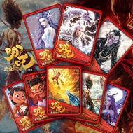 [Sparkling Grocery Store 49c680shj1.my] Hot SaleTipping sound popular Nezha laser card for childre [