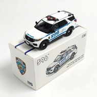 1: 64 596 Ford Explorer NYPD NYPD NYPD Alloy Simulation Car Model Finished Product Ornaments