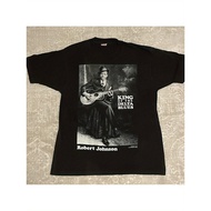 Vintage Robert Johnson 1991 Delta Blues Guitarist T-Shirt For Men & Women - Iconic 1930s Music Desig