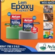AVIAN EPOXY GLUE 2 COMPONENTS RESIN+HARDENER 170 GRAM