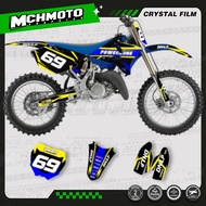 MCHMFG New Style Motorcycle Graphics Decal Sticker Kits For YAMAHA YZ 125 250 2002-2014 YZ125 YZ250