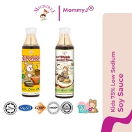 MommyJ Kids Low Sodium Soy Sauce ( *75% less sodium )/Kids Thick Umami Sauce