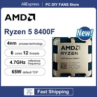 Ryzen 5 8400f New R5 8400f 6-core 12-thread 4.7ghz 4nm Ddr5 Cpu 100-000001591 Socket Am5 Tdp 65 But 