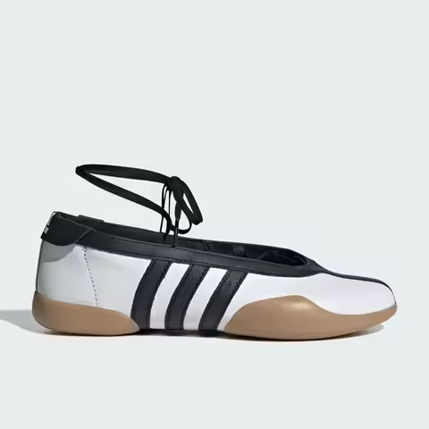 Adidas Official Genuine Women's Thin-soled Lace-up Ballet Shoes JR7030