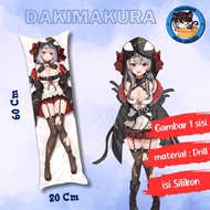 Dakimakura Sakamata Chloe Hololive bolster/ 20x60cm/ / includes contents custom/
